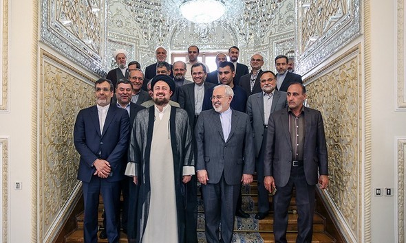تصاویر : دیدار سید‌حسن‌خمینی از ظریف در وزارت خارجه