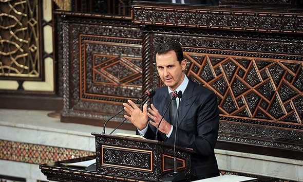 تصاویر : سخنرانی بشار اسد در پارلمان سوریه