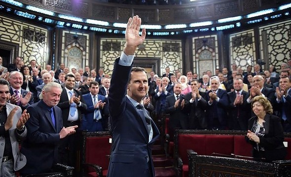 تصاویر : سخنرانی بشار اسد در پارلمان سوریه