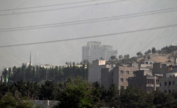 تصاویر : تهران در غبار