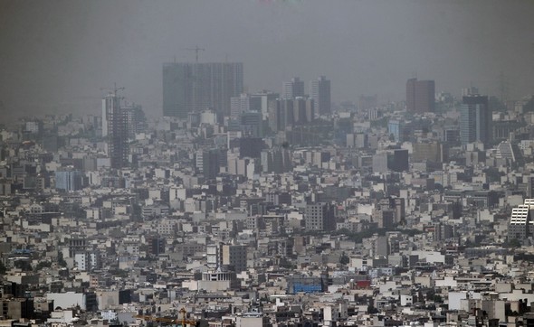 تصاویر : تهران در غبار