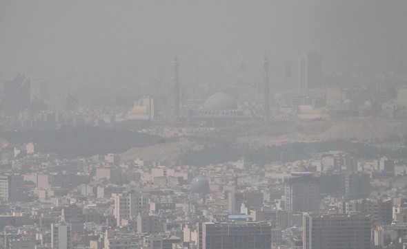 تصاویر : تهران در غبار