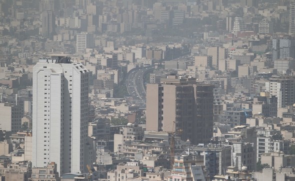 تصاویر : تهران در غبار