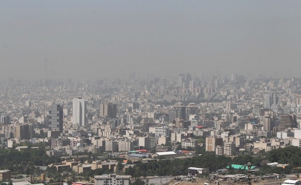 تصاویر : تهران در غبار
