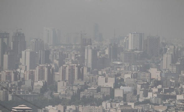تصاویر : تهران در غبار