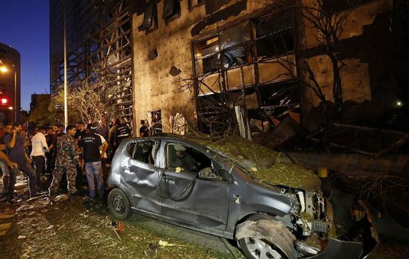 تصاویر : انفجار بمب در بیروت‎