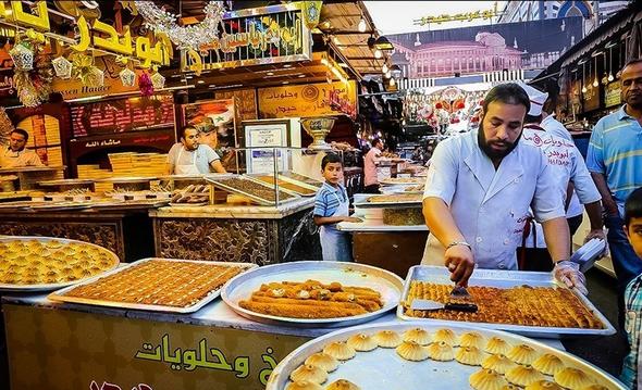 تصاویر : بازار دمشق در ماه رمضان