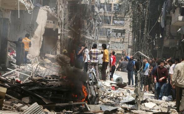 تصاویر : نبرد برای کنترل حلب
