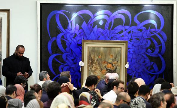 تصاویر : حراج 25 میلیاردی آثار هنری در تهران