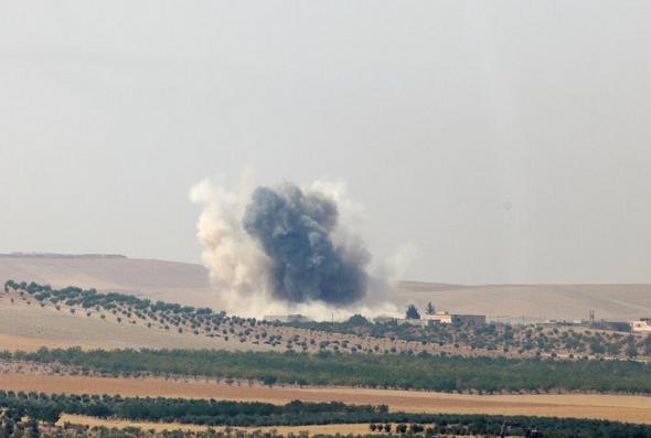 تصاویر : ورود تانک‌های ترکیه به خاک سوریه