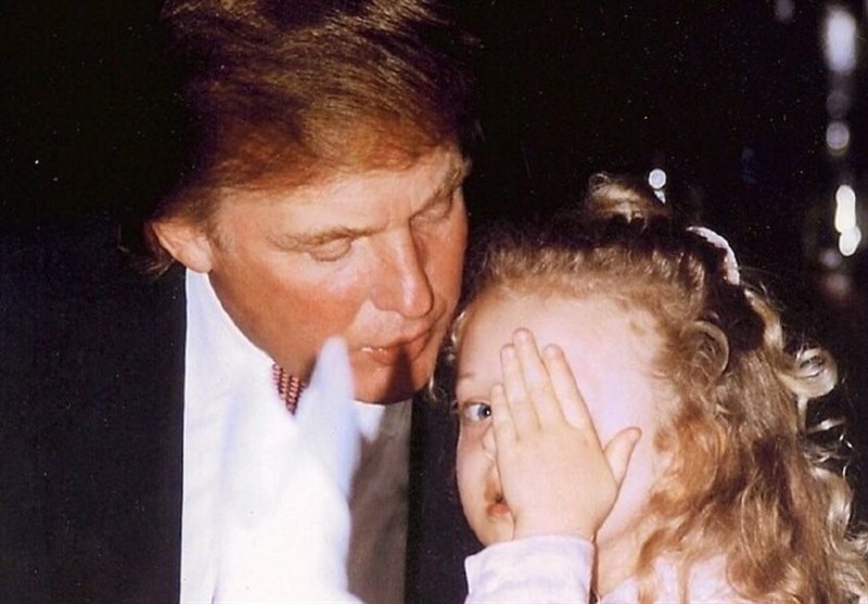 عکس کمتر دیده شده از ترامپ و دخترش