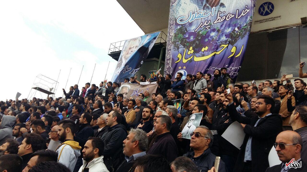 آخرین وداع پورحیدری در شیرودی انجام شد+تصاویر
