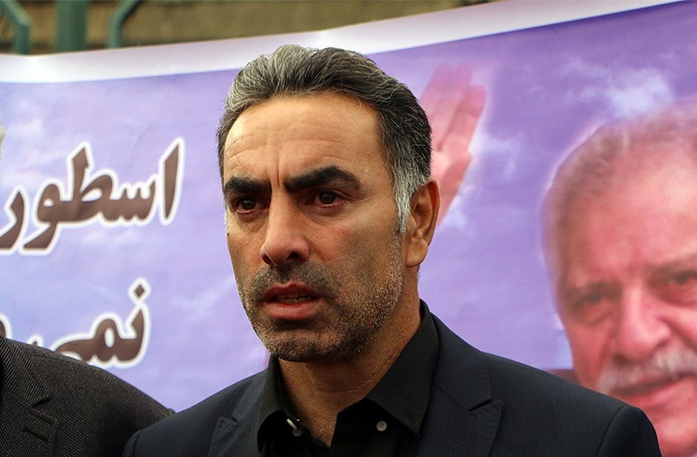تصاویر : چهره‌ها در تشییع زنده یاد منصور پورحیدری