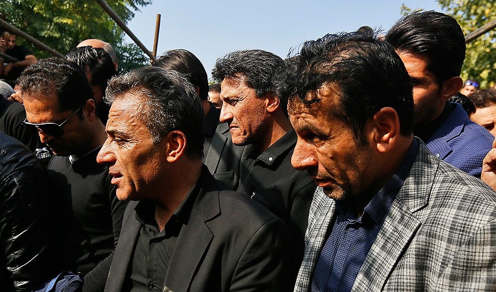 تصاویر : مراسم خاکسپاری مرحوم 