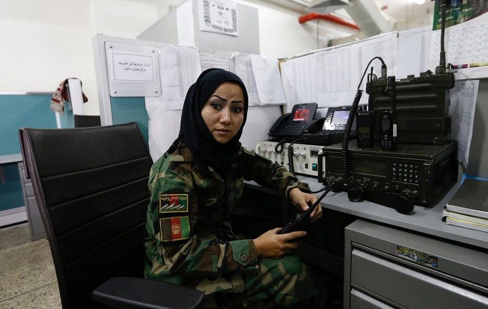 تصاویر : تربیت سربازان زن در افغانستان‎