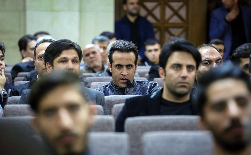 تصاویر : چهره‌ها در ختم مرحوم پورحیدری