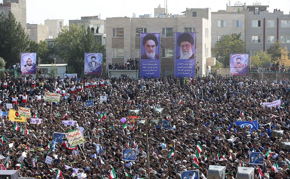 تصاویر : استقبال از روحانی در اراک
