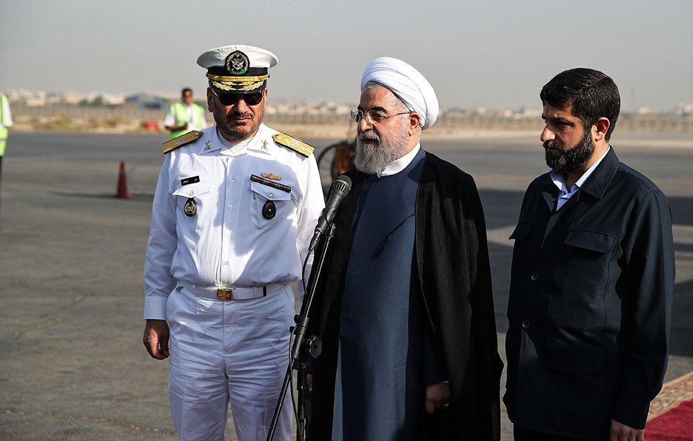 تصاویر : سفر روحانی به اهواز و افتتاح 3 پروژه بزرگ نفتی