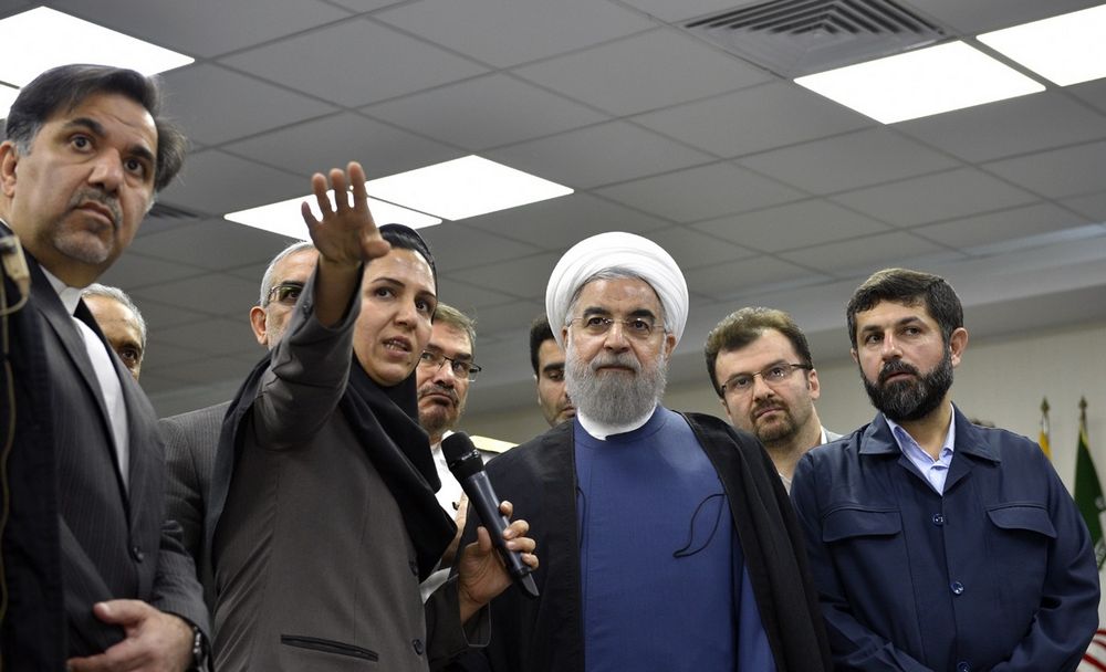 تصاویر : سفر روحانی به اهواز و افتتاح 3 پروژه بزرگ نفتی