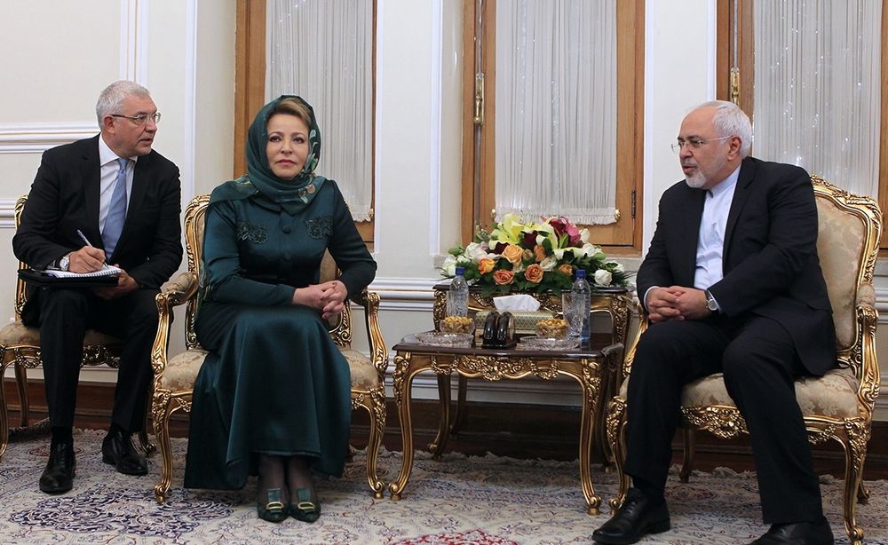 تصاویر : دیدار رئیس شورای فدراسیون روسیه با ظریف