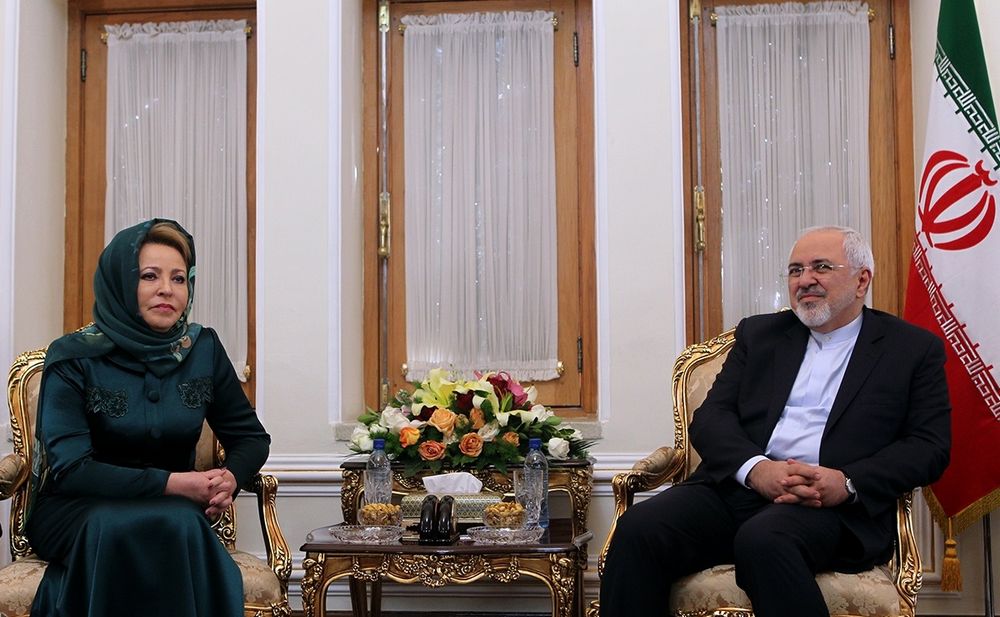 تصاویر : دیدار رئیس شورای فدراسیون روسیه با ظریف
