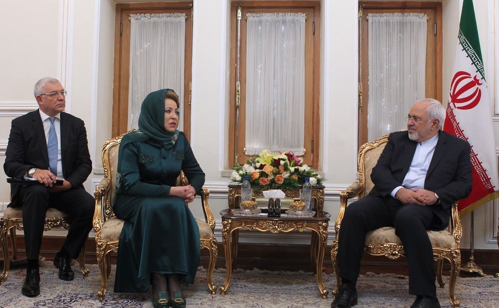 تصاویر : دیدار رئیس شورای فدراسیون روسیه با ظریف