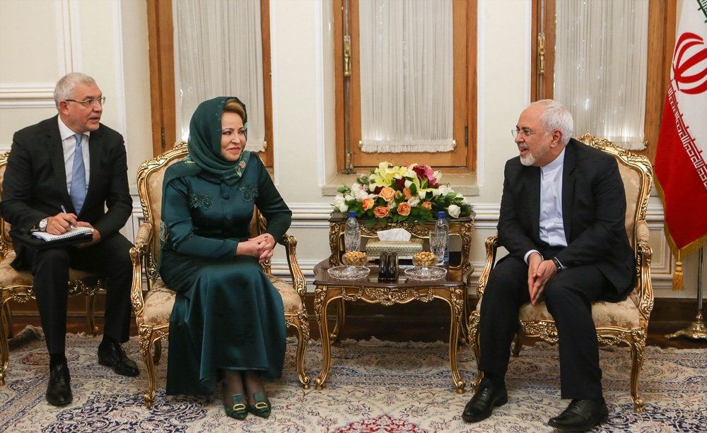 تصاویر : دیدار رئیس شورای فدراسیون روسیه با ظریف