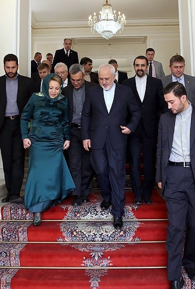 تصاویر : دیدار رئیس شورای فدراسیون روسیه با ظریف