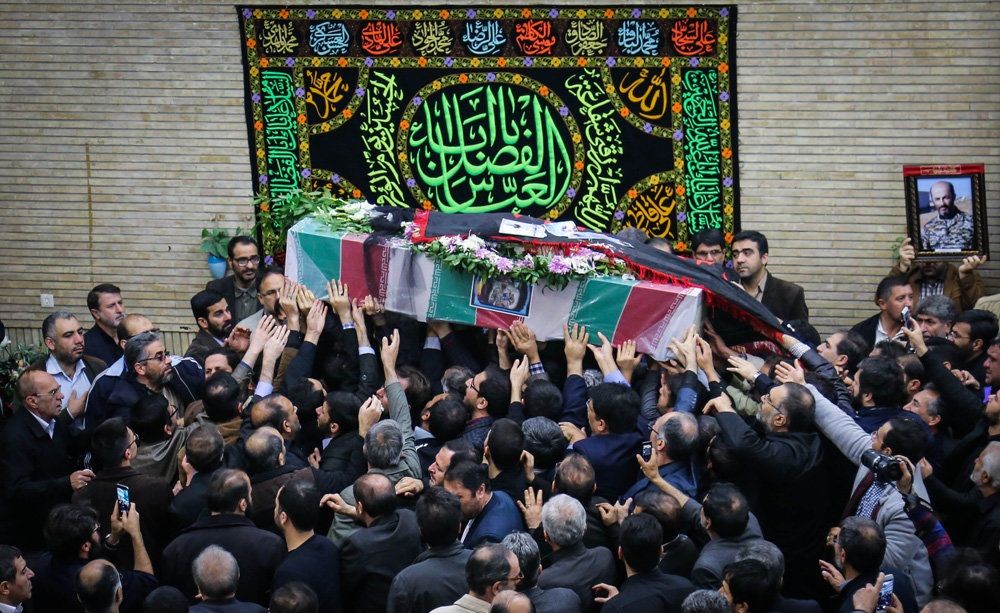تصاویر : تشییع پیکر شهید محسن خزایی