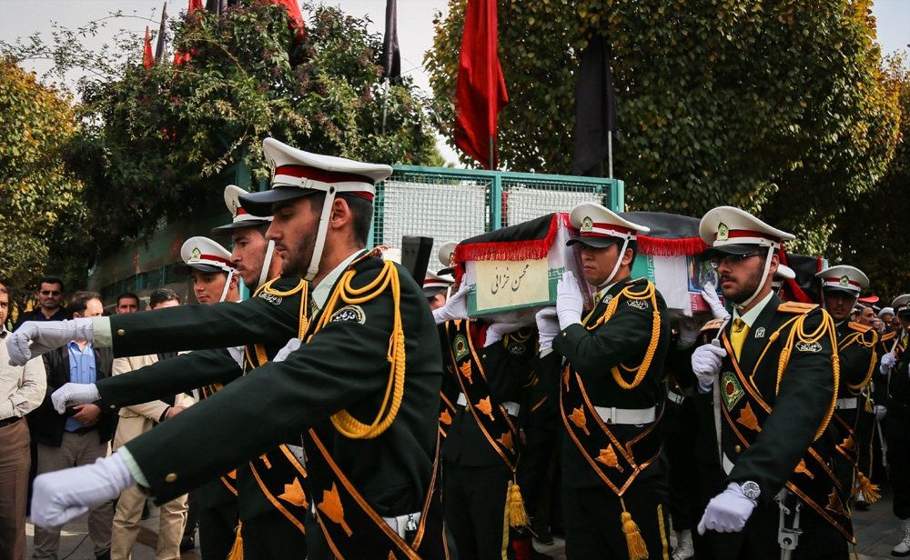 تصاویر : تشییع پیکر شهید محسن خزایی