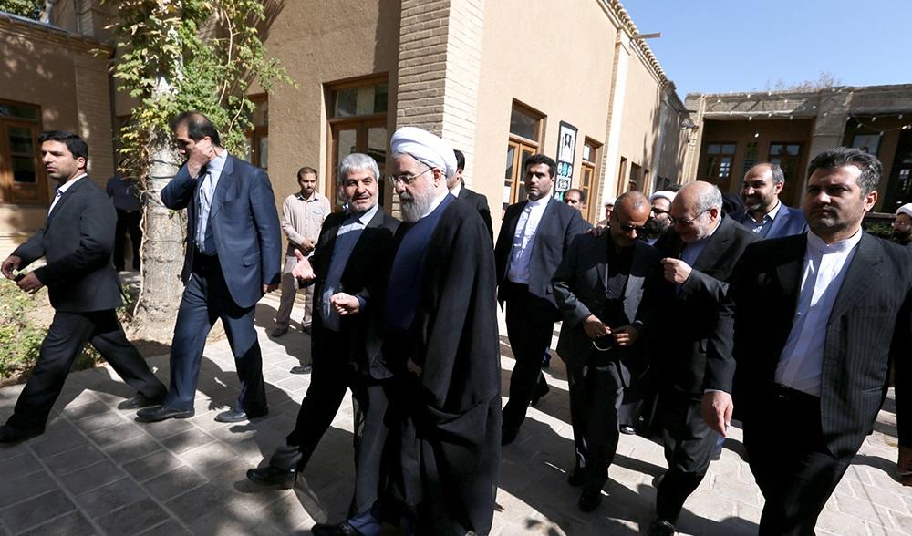 تصاویر : حضور روحانی در بیت امام خمینی (ره)