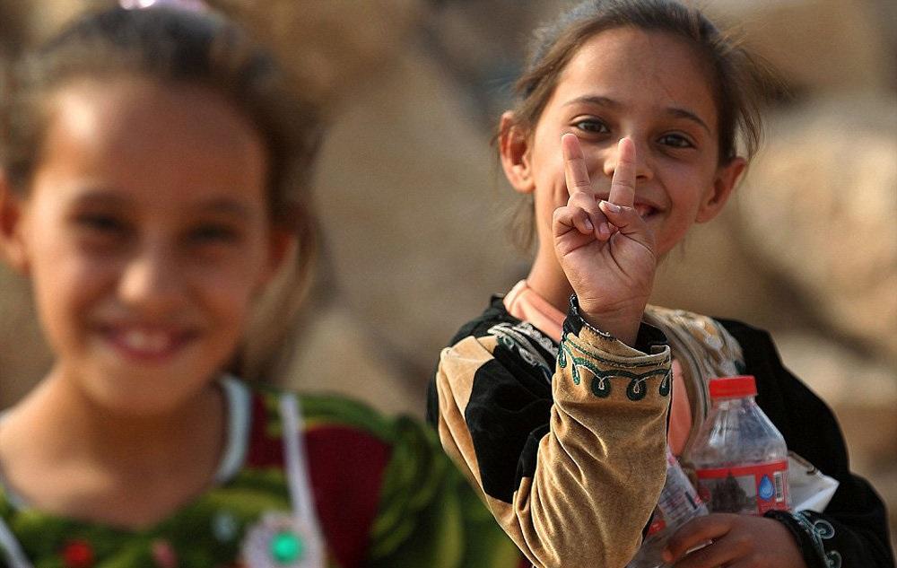 تصاویر : زنان آواره در اطراف موصل‎