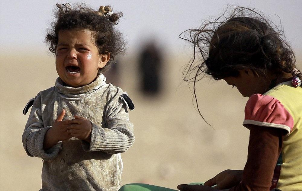 تصاویر : زنان آواره در اطراف موصل‎