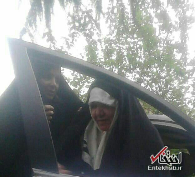 عکس/اعظم طالقانی فرزند آیت الله طالقانی جهت ثبت نام در انتخابات وارد وزارت کشور شد