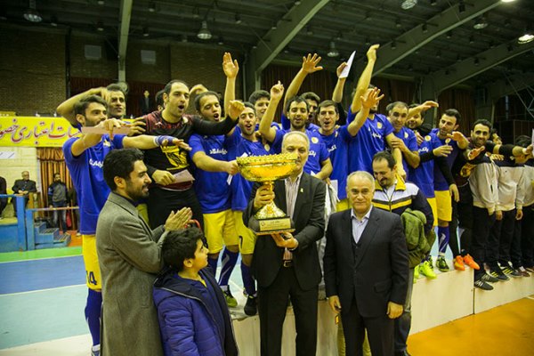 تیم فوتسال بانک &zwnj;پاسارگاد، قهرمان شد