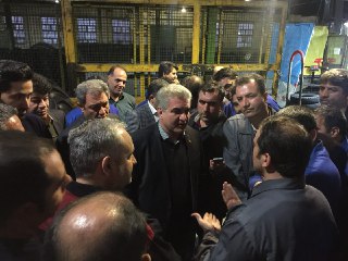 مدیر عامل خودروسازی از کیان تایر بازدید کرد