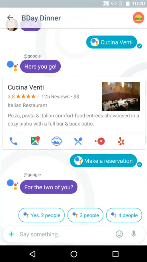 Google Allo، پیام رسانی امن،ساده و قدرتمند