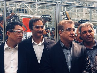 بازدید مدیرعامل سایپا از شرکت برلیانس در 