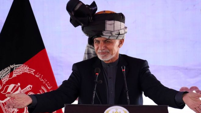 اشرف غنی: حاضریم به طالبان در کابل دفتر نمایندگی بدهیم