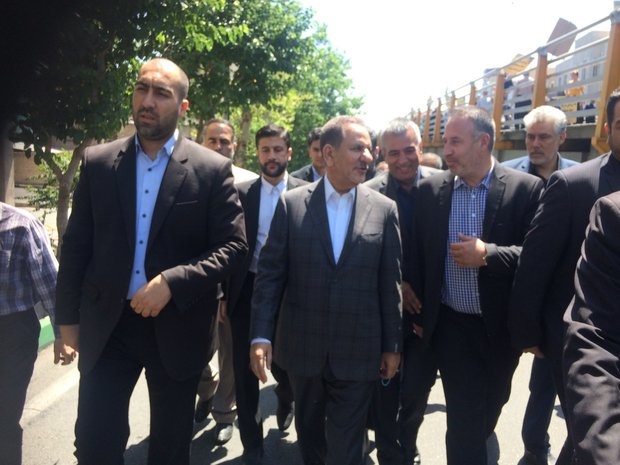 عکس| معاونان دو قوه و برادر مقام معظم رهبری در راهپیمایی روز قدس