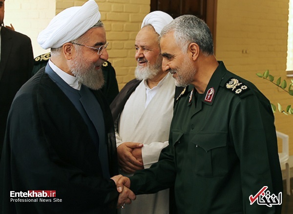 نامه سرلشکر سلیمانی به روحانی: بیانات ارزشمندتان نسبت به رژیم صهیونیستی مایه افتخار است/ این همان دکتر روحانی است که میشناختیم نامه سرلشکر سلیمانی به روحانی: بیانات ارزشمندتان نسبت به رژیم صهیونیستی مایه افتخار است/ این همان دکتر روحانی است که میشناختیم