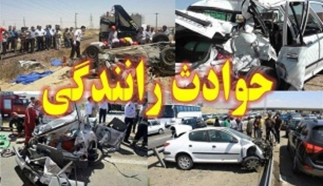 تصادف زنجیره&zwnj;ای در جاده شاهرود بر اثر طوفان شن/۲۶نفر مجروح شدند