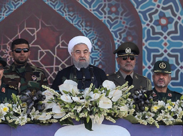 روحانی: آمریکا می خواست ما از برجام خارج شویم / پیروزی حقوقی و نهایی از آن ایران است / جنگ اقتصادی و روانی را آمریکا آغاز کرده و قطعا سرنوشت آن از جنگ تحمیلی شیرین تر است / امروز همه شرق و غرب در کنار ایران ایستاده اند و با ترامپ مقابله می کنند