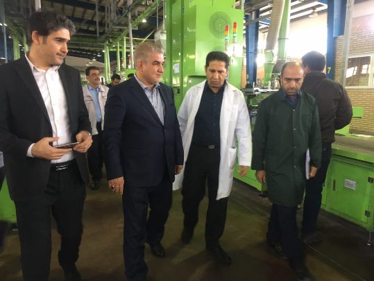 بازديد مديرعامل سايپا از شركت هاي پلاسكوكار، لنت پارسيان پيشرو و سايپاشيشه