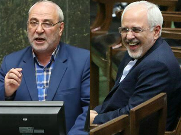 اقدام عجیب نماینده اصولگرا؛ حاجی دلیگانی سوال سومش را پس از پایان مهلت قانونی ظریف پرسید / کنایه ظریف: این روش جدید است؛ بالاخره اینجا خانه شما است؛ نوش جانتان! اقدام عجیب نماینده اصولگرا؛ حاجی دلیگانی سوال سومش را پس از پایان مهلت قانونی ظریف پرسید / کنایه ظریف: این روش جدید است؛ بالاخره اینجا خانه شما است؛ نوش جانتان!