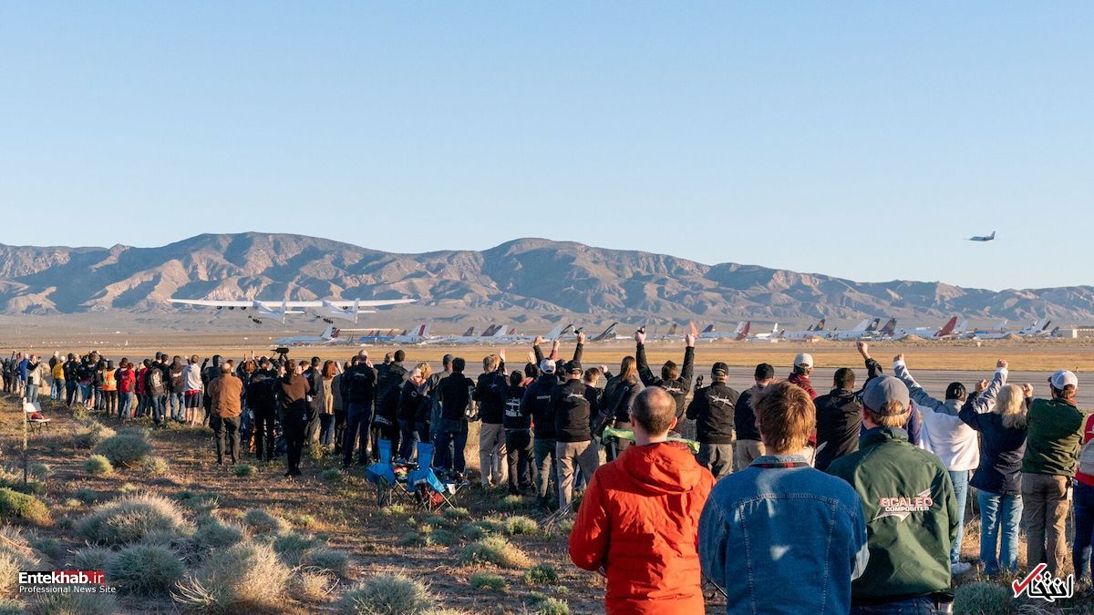 عکس/ پرواز بزرگترین هواپیمای جهان