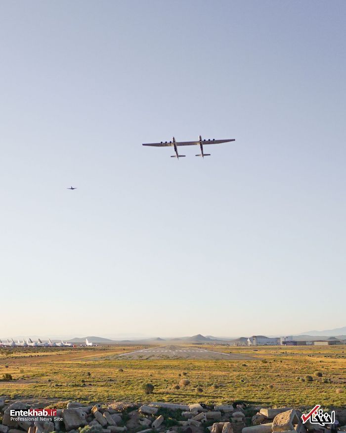 عکس/ پرواز بزرگترین هواپیمای جهان