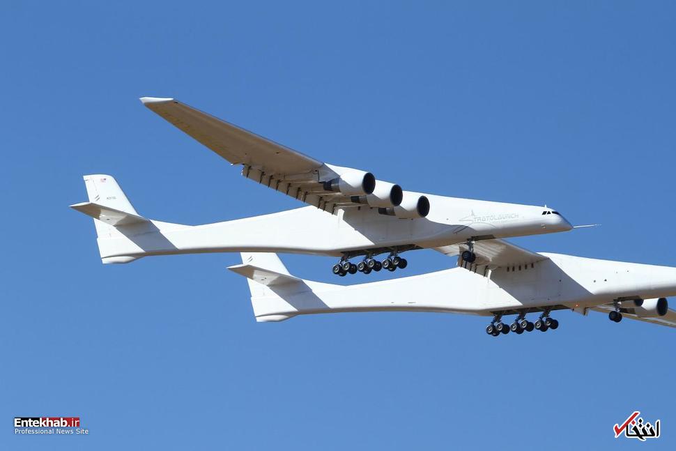عکس/ پرواز بزرگترین هواپیمای جهان