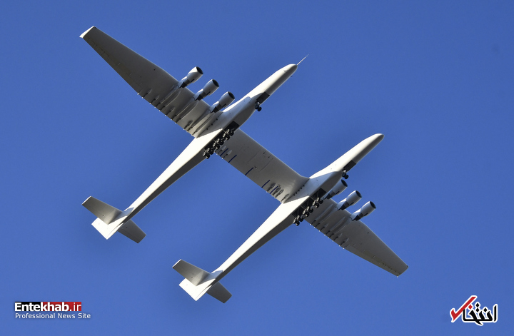 عکس/ پرواز بزرگترین هواپیمای جهان