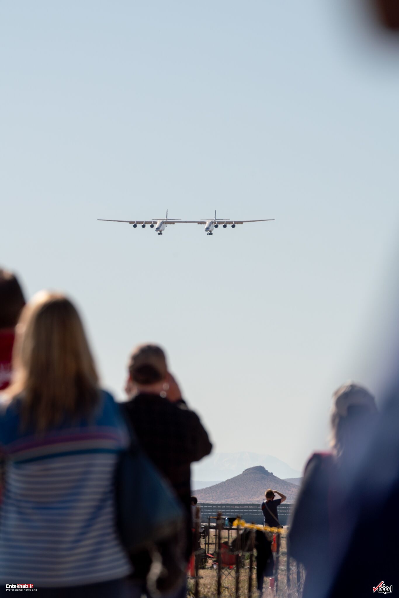 عکس/ پرواز بزرگترین هواپیمای جهان